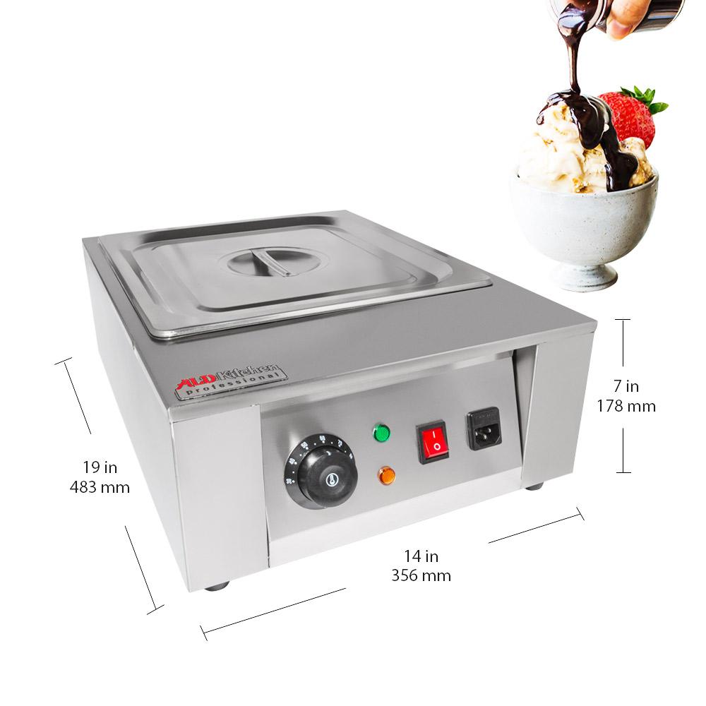 Chocolate Melting Pot with Manual Control, Commercial Chocolate Melter
