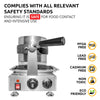 AP-593 Belgian Waffle Maker Thick | Flower Petals Shape Waffles | Rotated | Electric Belgian Waffle Iron | Stainless Steel