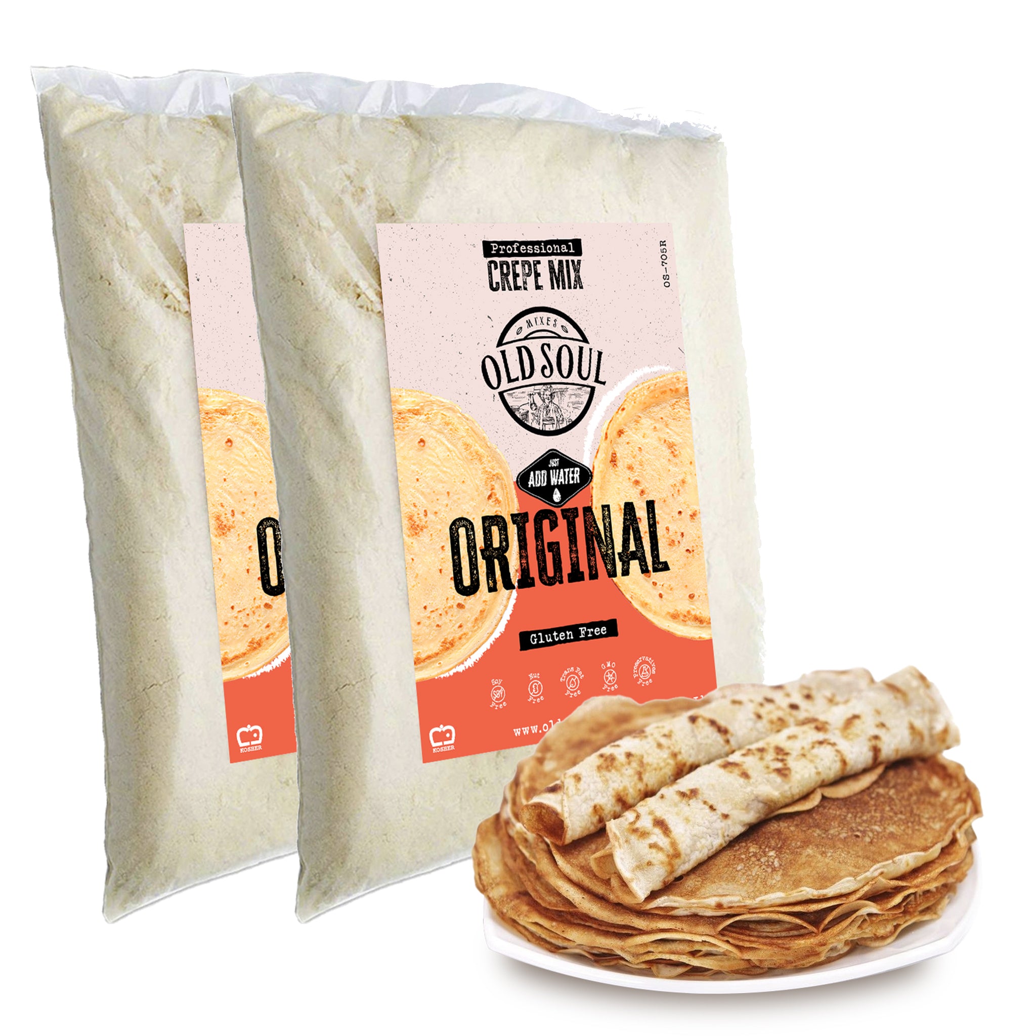 OldSoul Professional Crepe Dough Mix | Crispy | Batter Mix for Fresh Pancakes