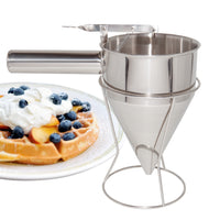 ALDKitchen Bubble Waffle Maker | Professional Rotated Gas Type Egg Waffle  Machine | Stainless Steel | 1 Large Hexagon Shaped Waffle