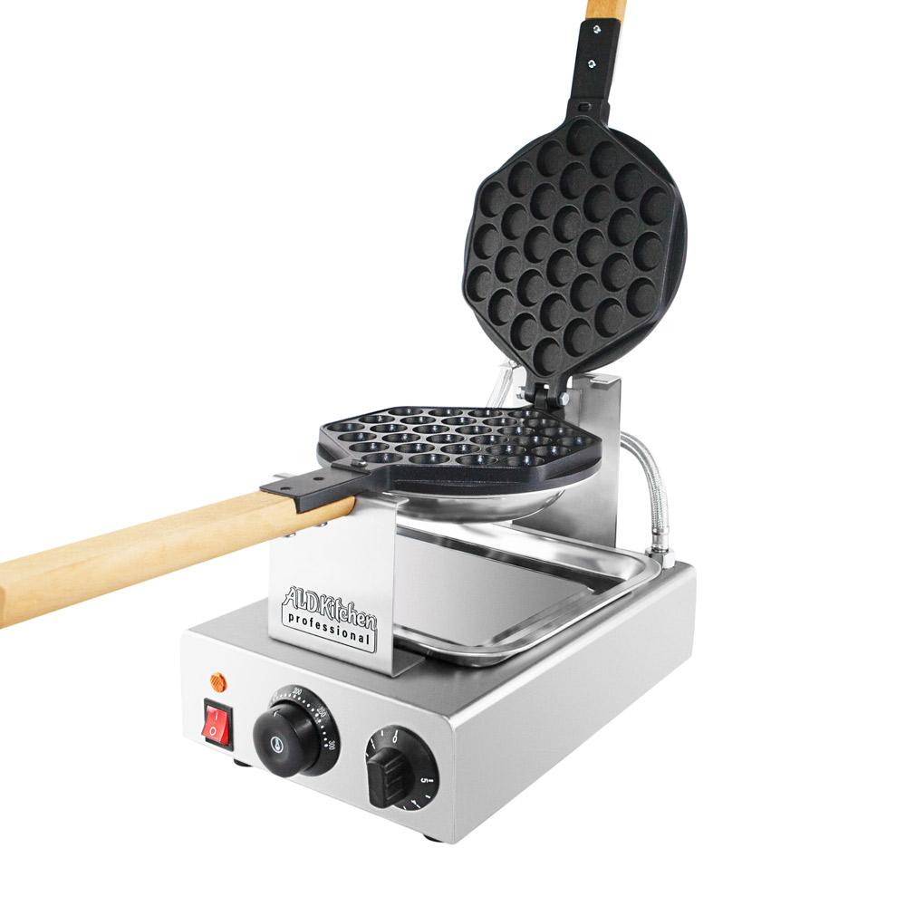 AP-123 Bubble Waffle Maker | Egg Waffle Maker | Professional Rotated Machine | Improved Manual Thermostat