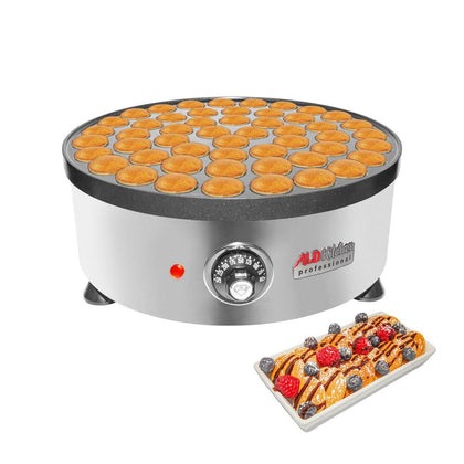 AP-542 Mini Pancake Machine | Dutch Mini Pancake Maker | 25 Round-Shape  Poffertjes | Stainless Steel