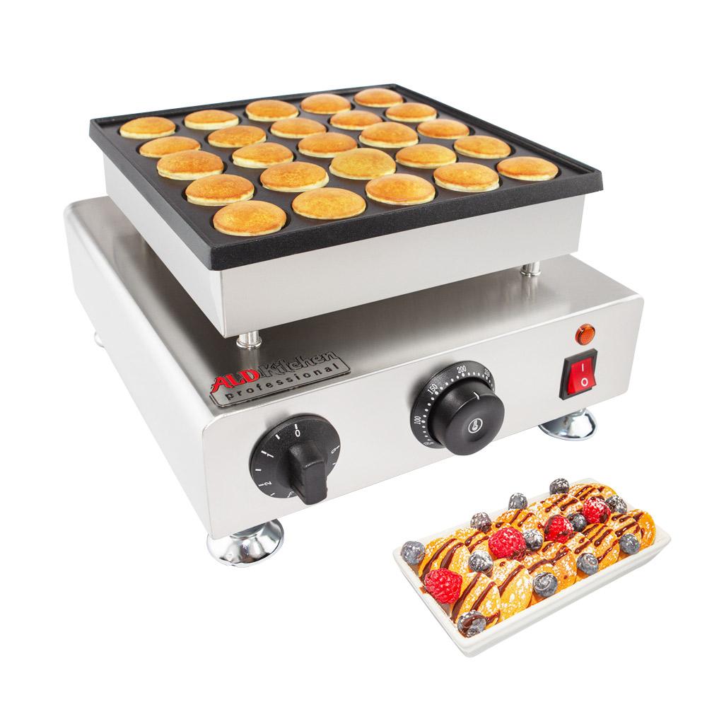 Nonstick Electric Dutch Poffertjes Mini Pancake Crepe Machine Maker 110V  Global
