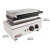 AP-536 Taiyaki Maker | Fish Waffle Maker Professional | Stainless Steel | 6 Small Fish Shaped Waffles