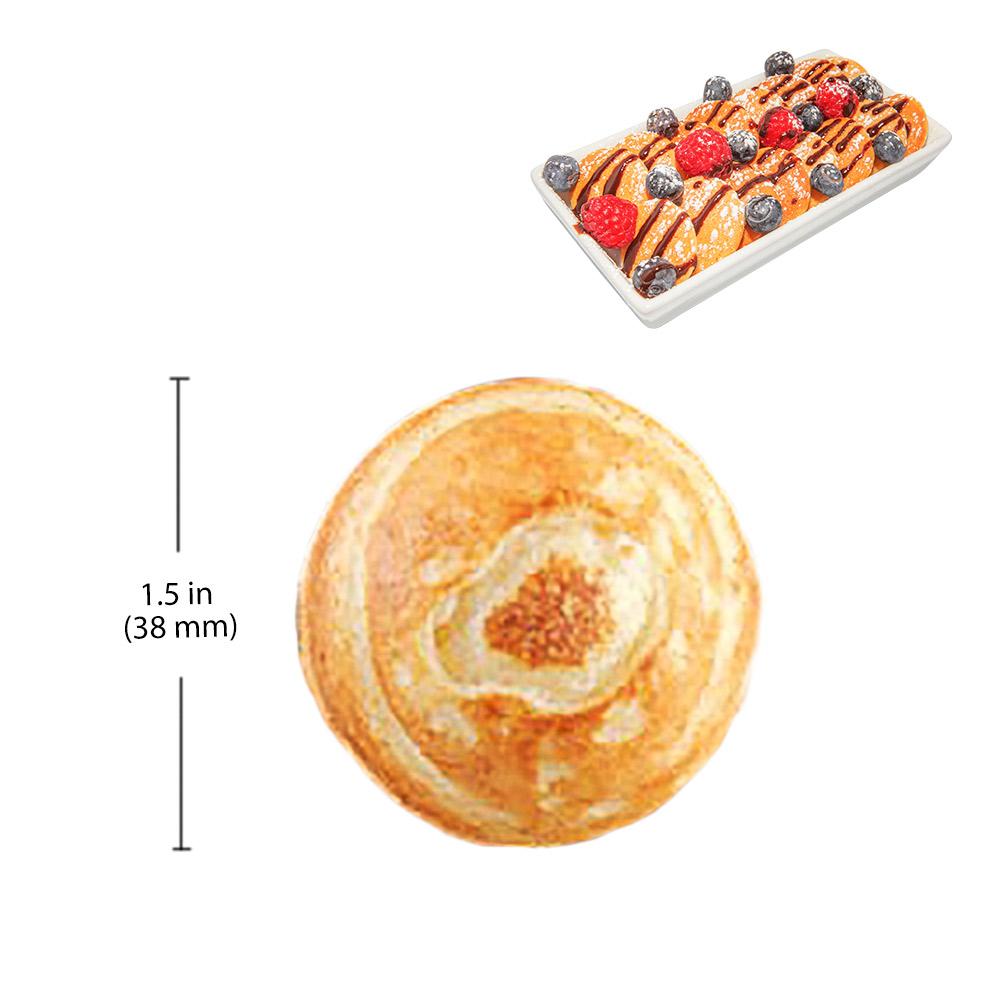 AP-542 Mini Pancake Machine | Dutch Mini Pancake Maker | 25 Round-Shape Poffertjes | Stainless Steel