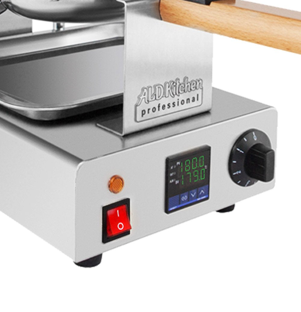 AP-124 Bubble Waffle Maker | Egg Waffle Maker | Professional Rotated Machine | Improved Digital Thermostat