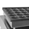 AP-543 Poffertjes Maker | 50 Mini Pancakes | Nonstick Double Pan