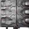 GR-1103B Taiyaki Machine Commercial | 3 Open-Mouth Fish Shaped Waffles Cones | Nonstick Taiyaki Iron