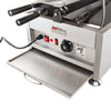 AP-209 Taiyaki Maker | Fish Waffle Cone Maker | Commercial Taiyaki Machine | Stainless Steel | 5 Open-Mouth Fish Waffles