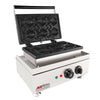 AP-536 Taiyaki Maker | Fish Waffle Maker Professional | Stainless Steel | 6 Small Fish Shaped Waffles