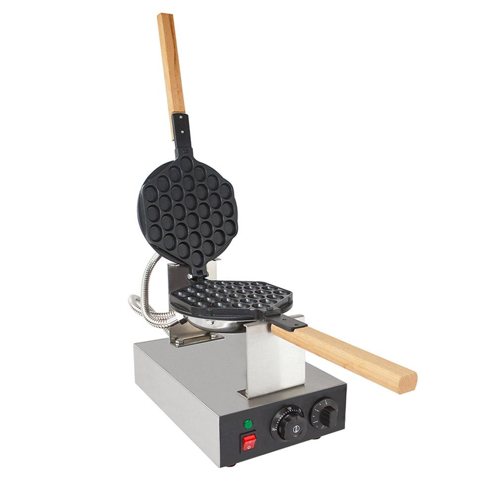 ALDKitchen Bubble Waffle Maker | Egg Waffle Machine | Improved Manual Thermostat