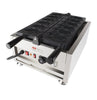 AP-207 Taiyaki Maker | Fish Waffle Iron | Stainless Steel Nonstick Commercial Taiyaki Maker | 6 Fish-Shaped Waffles