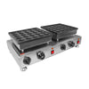 AP-543 Poffertjes Maker | 50 Mini Pancakes | Nonstick Double Pan