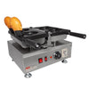 AP-196 Taiyaki Maker | Electric Bear Shaped Waffle Machine | Stainless Steel | 2 Bear Head Waffle Cones
