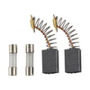 GorillaRock Replacement Brushes for Grain Mills | Motor Brush Set | 2 Pcs + 2 Fuses | 110V