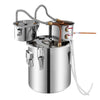 A-FCSA-30 Alcohol Wine Distiller | 8 Gallon 30L | Moonshine Still | Water Alcohol Distiller | Stainless Steel