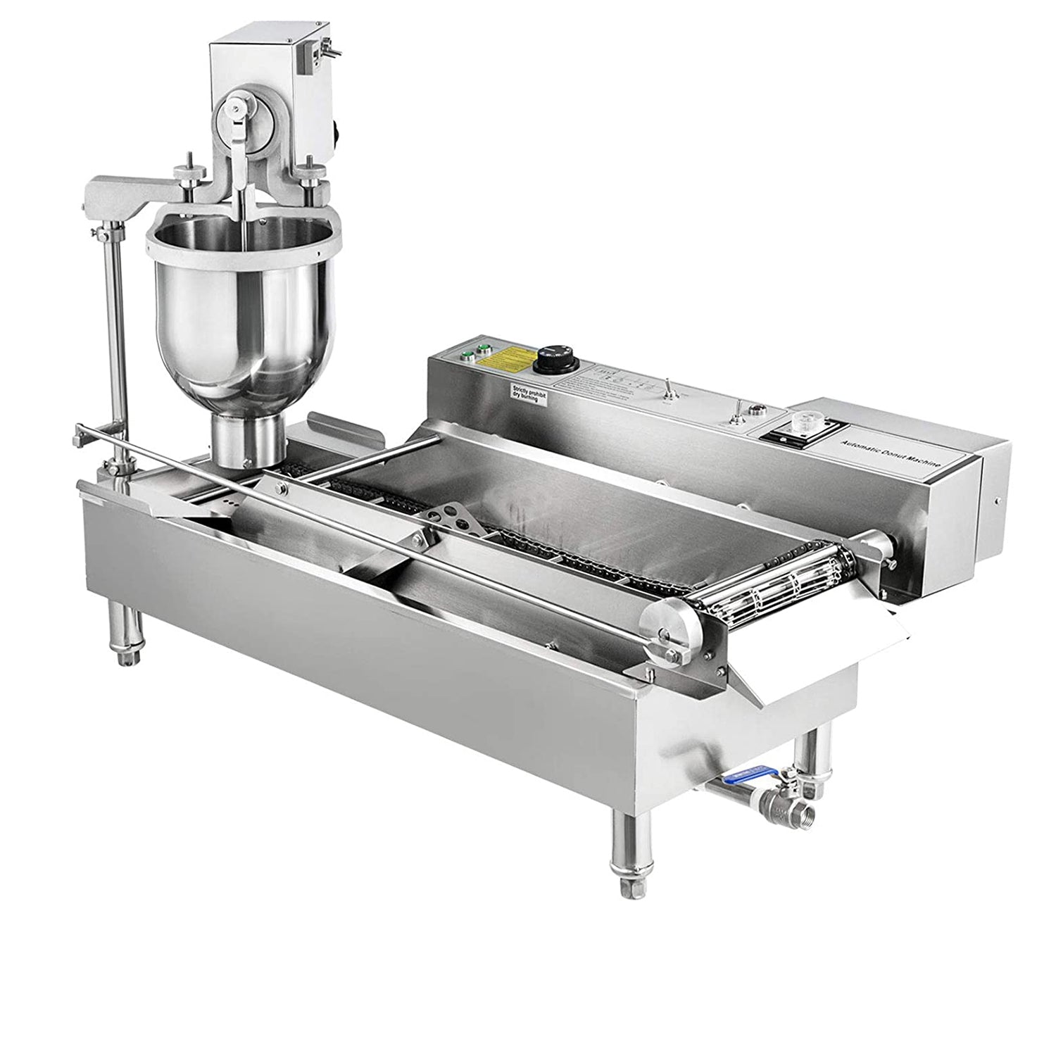 ALDKitchen Donut Machine Commercial Automatic Doughnut Maker 3 Nozzles Set Stainless Steel Professional Kitchen Equipment
