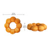 GorillaRock Electric An-Doughnut Maker | Blossom Shape Donuts | 5 Pcs | Nonstick | 110V