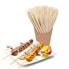 AC_ST7 Bamboo Sticks | Wooden Skewers for Corn Dogs, Candy Apples | 7-inch