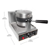 AR-HWB1A Double Double Waffle Maker | Round-Shaped Belgium Waffles | Stainless Steel | Nonstick Coating