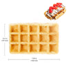 AP-32 Belgian Waffle Iron Commercial | Rotating | 2 Pcs | Rectangular
