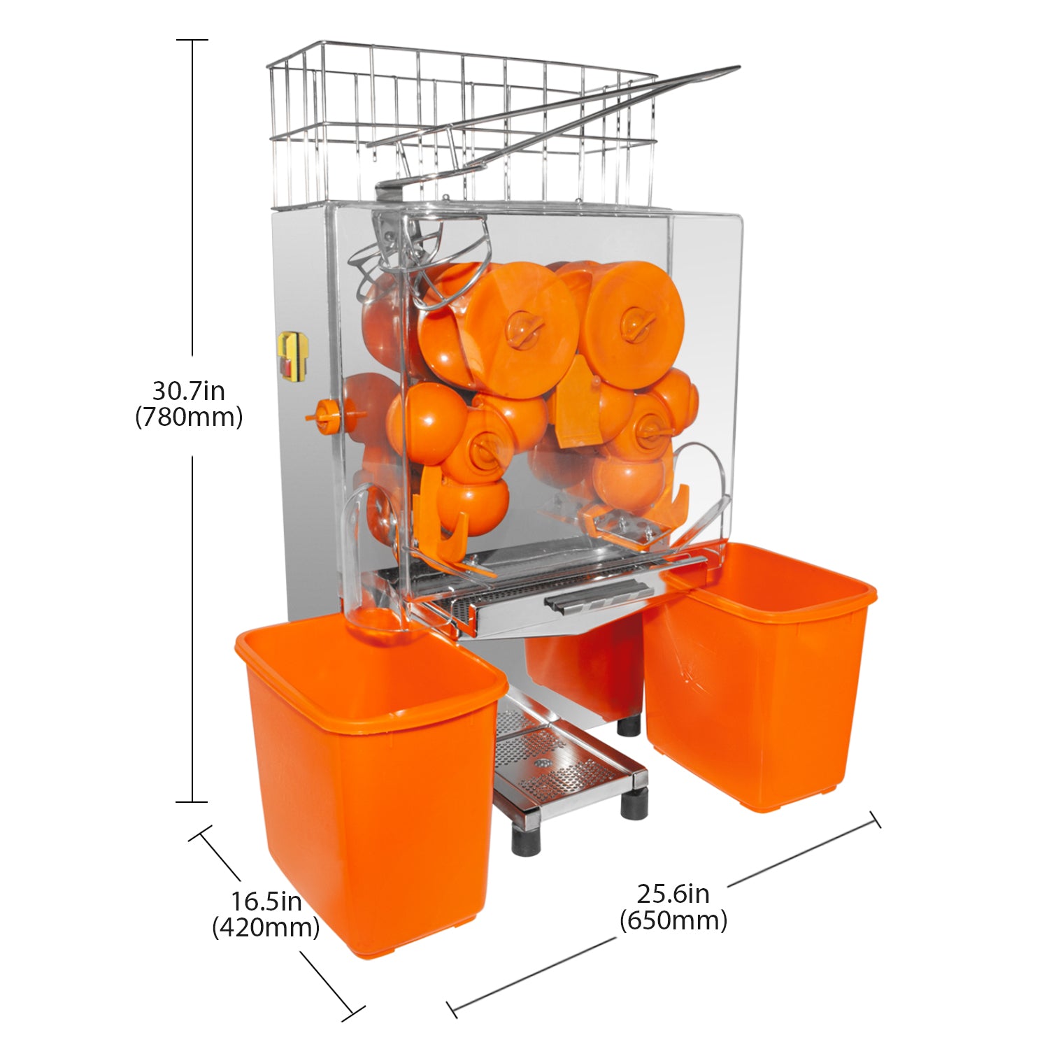 GorillaRock Juicer Machine | Electric Juice Maker | Citrus Cold Press | With pomace buckets | 110V