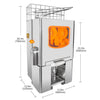 GorillaRock Juicer Machine | Electric Juice Maker | Citrus Cold Press | Stainless Steel cover | 110V
