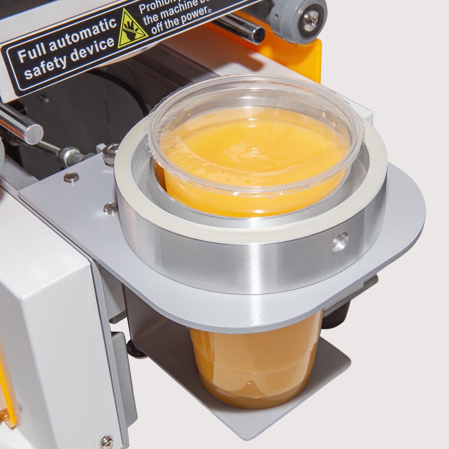 GorillaRock Boba Cup Sealing Machine | Commercial Use | Automatic Cup Sealer | 400-600 cups/h | Cups 3.5” & 3.7” (90 & 95 mm) diameter / 7” (180 mm) max height