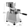 A-A100 Burger Press | Hamburger Patty Maker | Commercial Meat Forming Tool | Stainless Steel | 4” Diameter