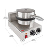 AP-598 Waffle Cone Maker | Ice Cream Waffle Cone Iron | Commercial Flat Waffle Cone and Egg Rolls Machine | Nonstick