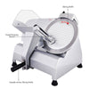 A-250ES10-3 Meat Slicer Commercial | Electric Food Slicer with 10-inch Stainless Steel Blade | Aluminum Body | Low Noise