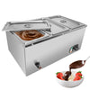 ALDKitchen Bain Marie Steam Warmer | Electric Buffet Food Warmer | Stainless Steel | 3 Tanks | 110V
