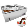 ALDKitchen Bain Marie Steam Warmer | Electric Buffet Food Warmer | Stainless Steel | 4 Tanks | 110V