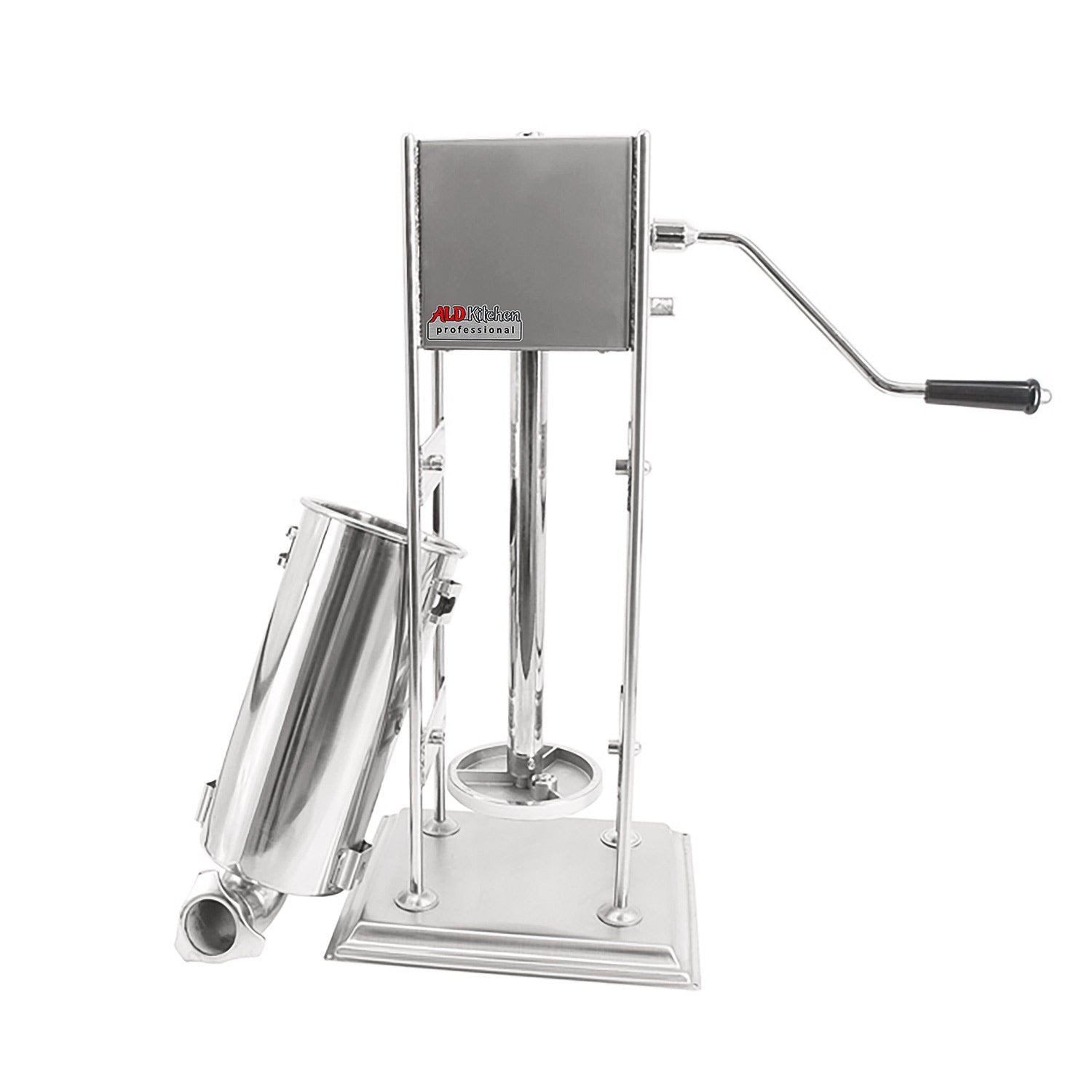 ALDKitchen Churros Machine | 3-Hole Nozzles | Manual Churro Maker with  L-Shape Working Stand | Churro Cutter | Stainless Steel (Churro + Deep  Fryer)