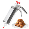ALDKitchen Churro Filling Gun | Manual Spanish Doughnuts Filler | 1 L | Stainless Steel