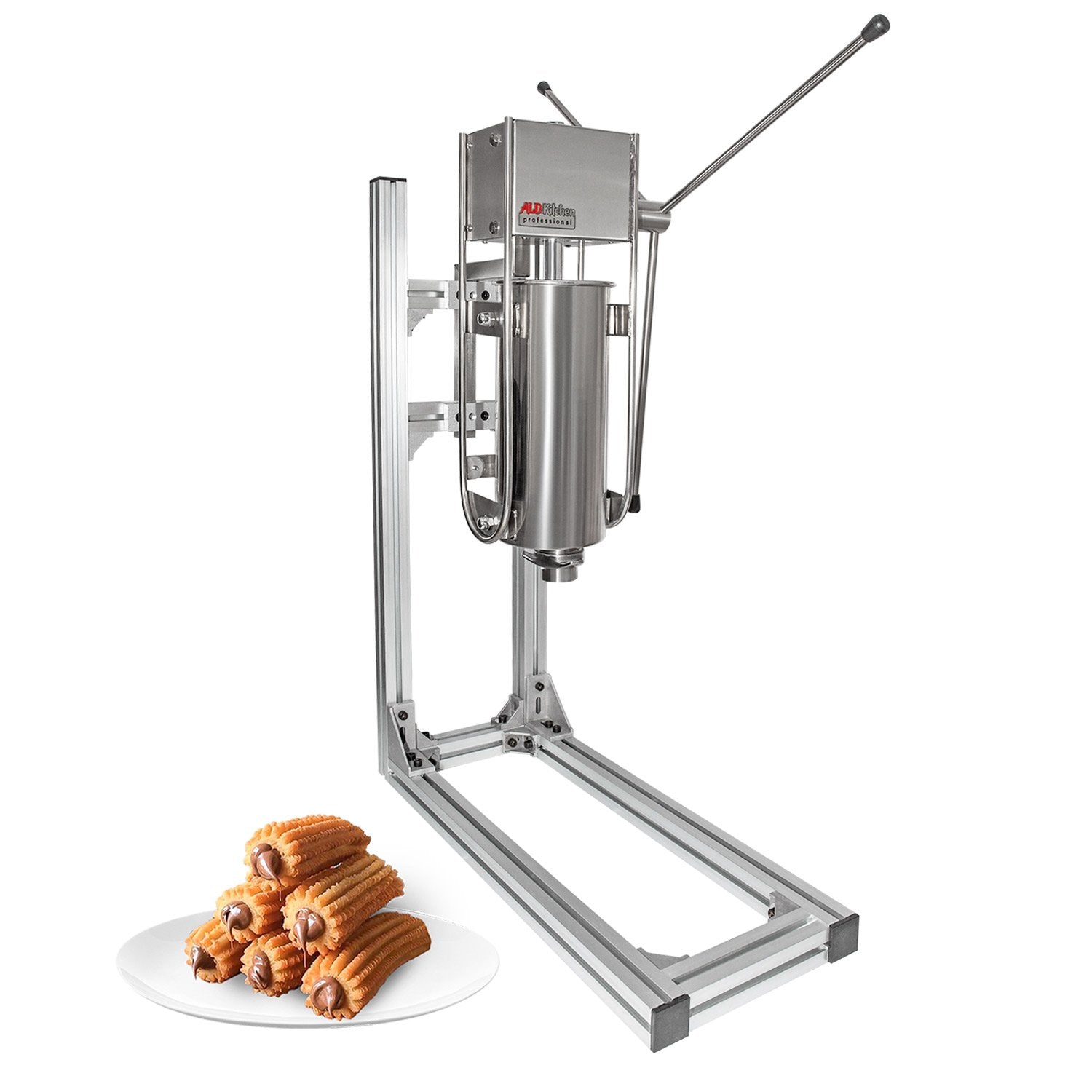 ALD-10 Churros Machine Manual | Deep-Frying Churro Maker with Working Stand | Stainless Steel | 5L Capacity