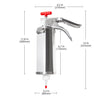ALDKitchen Churro Filling Gun | Manual Spanish Doughnuts Filler | 1 L | Stainless Steel