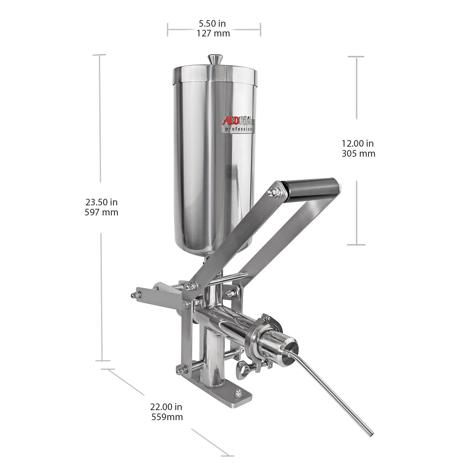 Stainless Steel Churros Commercial Manual Jam Filling Cream Filler