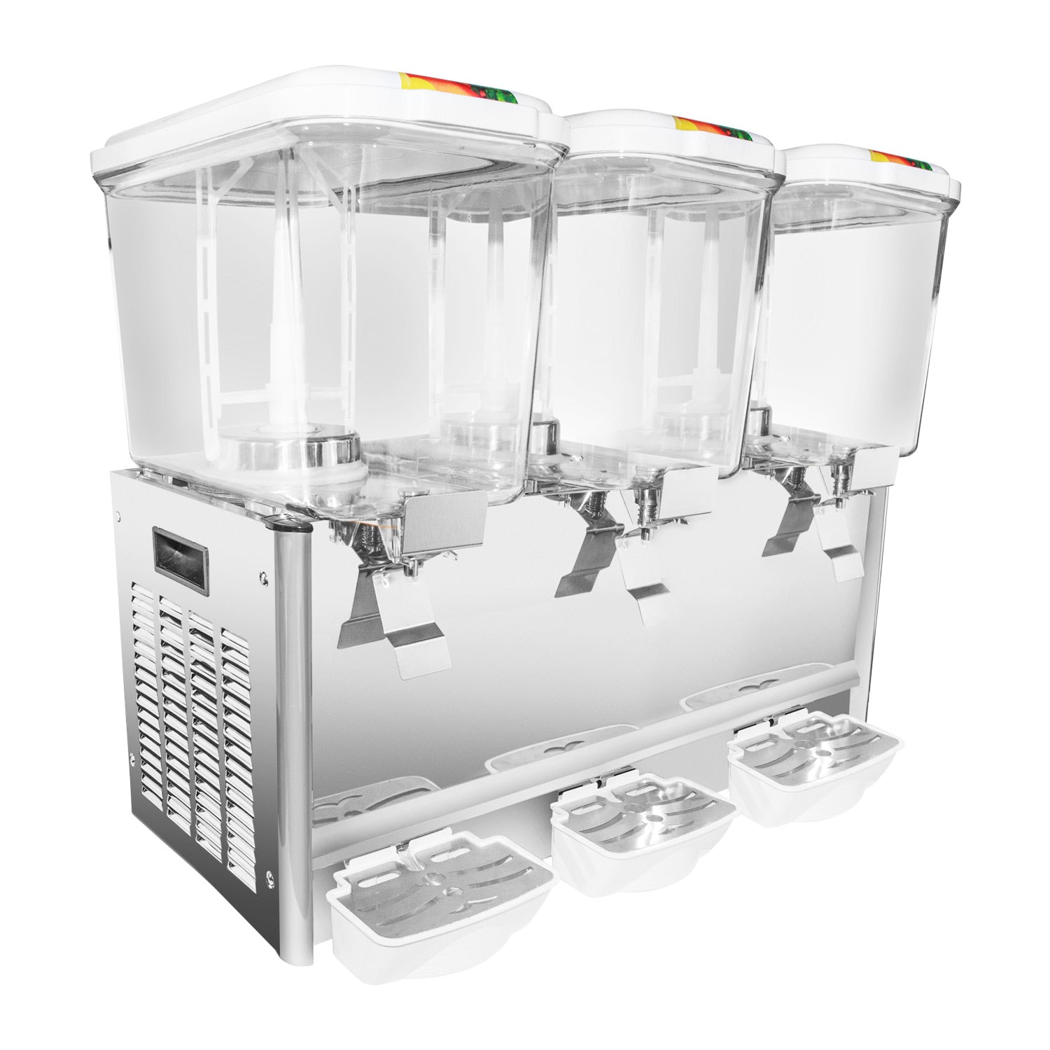 Triple Cold Beverage Dispenser with Stand