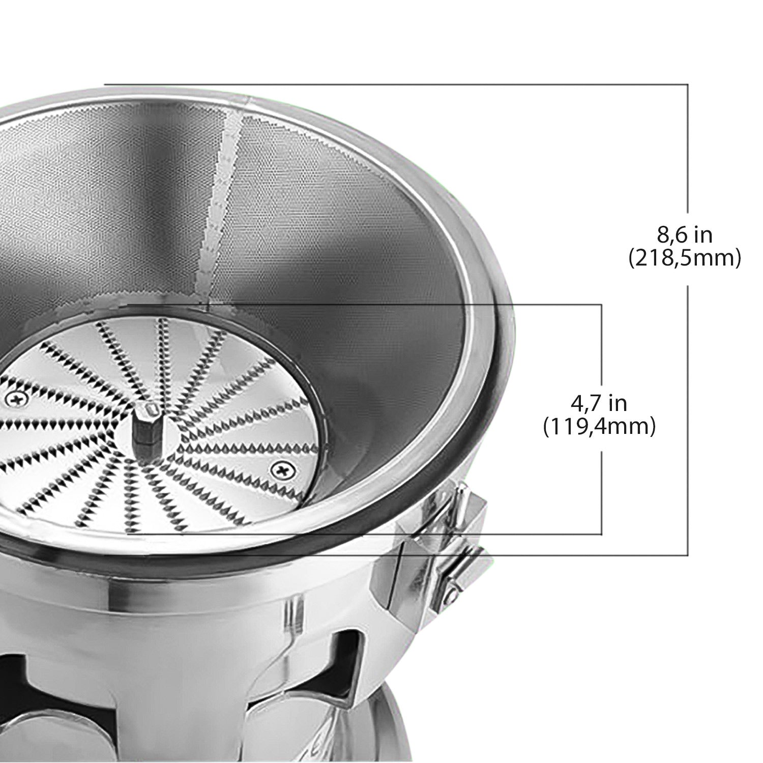Stainless steel deals juicer machine