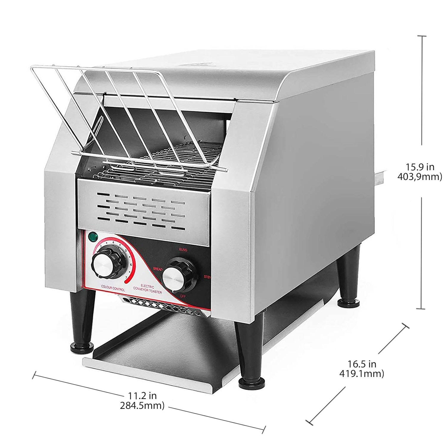 ALD-150H Commercial Conveyor Toaster | Professional Heavy Duty | Stainless Steel | 150PCs per Hour