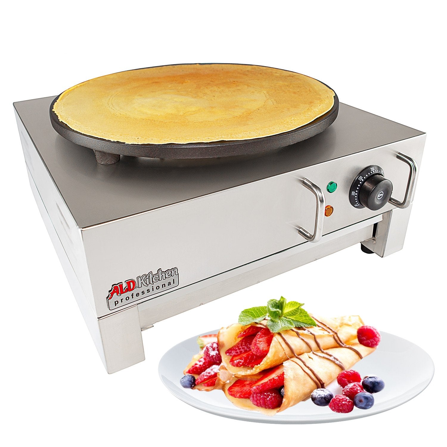 Electric Pancake Maker Kitchen Cake Spring Roll Burrito 1800W