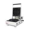 AP-91 Belgian Waffle Maker Thick | Round-Shaped Waffles with Four Parts | Stainless Steel