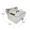 AP-401 Commercial Deep Fryer | 30L | Electric Oil Fryer | No plug