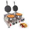 Belgian Waffle Maker | Cone Maker and Waffle Iron | Round-Shape Thin Waffles | Stainless Steel