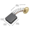 GorillaRock Replacement Brushes for Grain Mills | Motor Brush Set | 2 Pcs + 2 Fuses | 110V