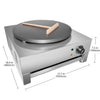 GorillaRock Pancake Maker | Commercial Electric Crepe Machine | No Plug | Stainless Steel