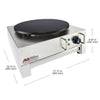 AP-583 Crepe Maker Commercial | Electric Pancake Maker