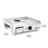 ALDKitchen Flat Top Griddle | Teppanyaki Grill with Manual Control | 110V