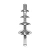 ALDKitchen Chocolate Fountain | 6-Tier Fondue Fountain with Digital Control | Stainless Steel | 110V
